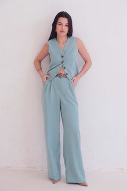 12398 Костюм с жилетом аквамарин - Martichelli фото 2