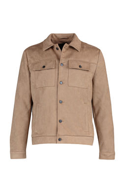 TRENDYOL MAN Camel Regular Fit Cepli Dugmeli K?sl?k Mevsimlik Suet Ceket Mont TMNAW23MO00037 - Trendyolmilla фото 7