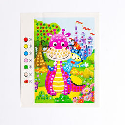 Аппликация круглыми стразами и EVA Сказка - Simaland фото 3