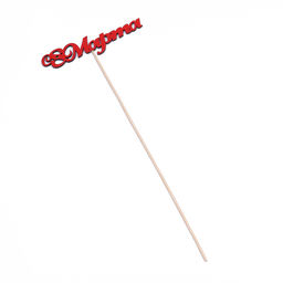 Цена за 10 шт. Топпер «С 8 марта», красный, 13×3.1 см