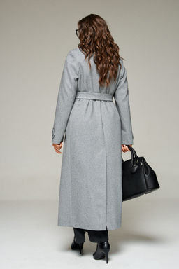 Пальто Beautiful Free 7030-Р серый