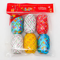 Лента упаковочная «С днём рождения», МИКС, 0.5 см × 10 м