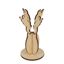 Заготовка для декорирования Mr. Carving КЛ-03 Подставка под яйцо фанера 6 х 6 х 12 см зайчик