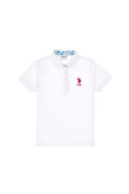 Girl White Basic T -For Неожиданная скидка в корзине - U.s. polo assn фото 2
