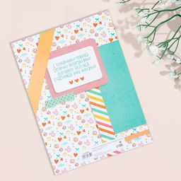 Свидетельство о рождении Кролик тиснение, розовый тон, А4 - Дарим красиво фото 3