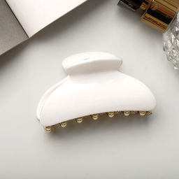 Цена за 6 шт. Крабик для волос «София», классика, 7 см, МИКС