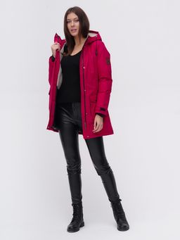 Парка MTFORCE бордового цвета 2074Bo  фото 3