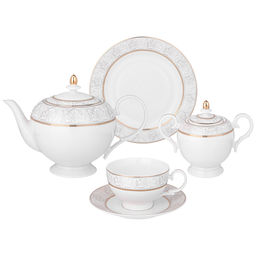 СЕРВИЗ ЧАЙНЫЙ LEFARD СВАДЕБНЫЙ НА 6 ПЕР. 20 ПР. (КОР=1НАБ.)