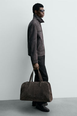 XL LEATHER TRAVEL BAG - Zara фото 2