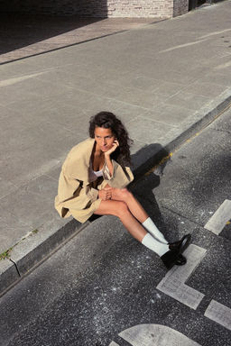 BELTED TRENCH COAT