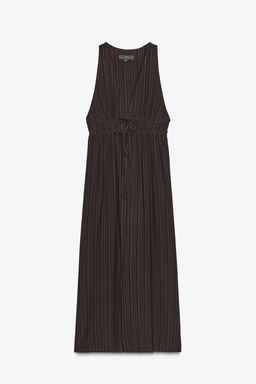 STRIPED LONG WAISTCOAT - Zara фото 2
