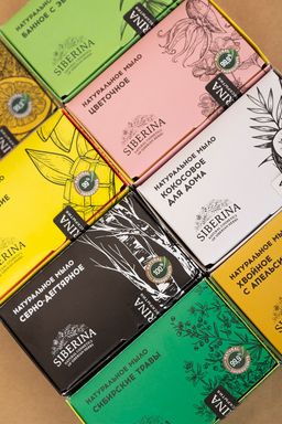 Натуральное мыло "Сибирские травы" SIBERINA