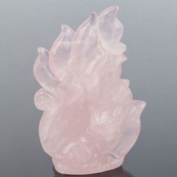 Лиса Кицунэ из Розового кварца