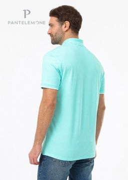 Мужская футболка-поло из пике - Pantelemone фото 2