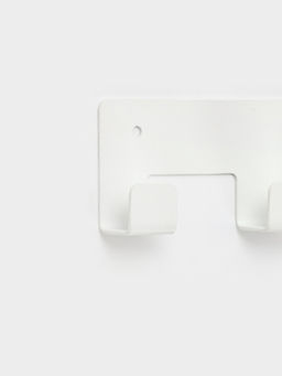 Вешалка настенная 5 крючков, цвет белый