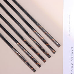 Набор свечей в торт, 6 штук Сияние, голубой с чёрным, 17 см - Страна карнавалия фото 5