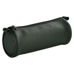 Пенал школьный Феникс+, арт.61967/ 30 ЗЕЛЕНЫЙ (без наполнения, 20х6,5х6,5 см, полиуретан, молния, ПЭ