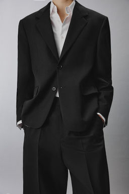 BLAZER TRAJE 100% LANA / Negro - Zara фото 5