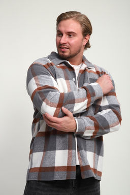 Рубашка мужская в клетку РМК-01