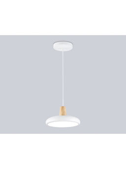 Светильник подвесной LED FL4838, 3000-6000К, 24Вт, d20 h80 см, без ПДУ, белый