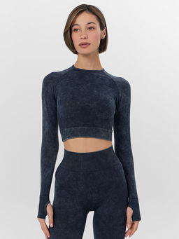 Джемпер женский для занятий спортом серый