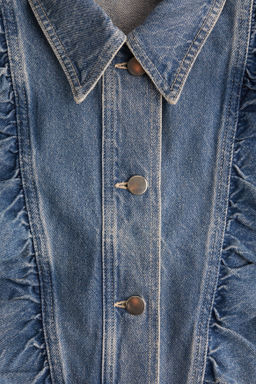Cazadora denim con volantes - H&m фото 2