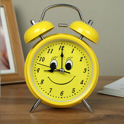 Будильник Смайлик 16 см / 668-2 /уп 60/ 737945