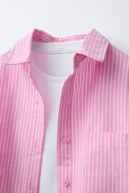 OXFORD SHIRT AND RIBBED T-SHIRT PACK - Zara фото 16