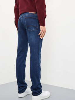 Утепленные мужские джинсы прямого кроя на флисе - Mossmore фото 8