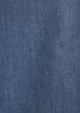 Jeremy Classic Denim Suni Kurklu Indigo Mavisi Jean Gomlek  фото 9