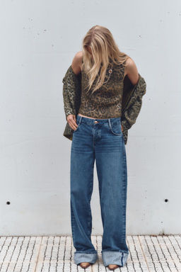 ANIMAL PRINT FOIL WAISTCOAT - Zara фото 2