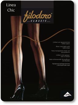 Linea Chic 20 (54/3) имитация шва сзади* - nero
