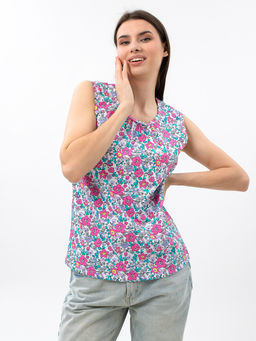 Майка Летнее признание мультиколор/цветы