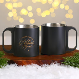 Подарочный набор Пусть всё сбудется, термос 500 мл, кружка 2 шт - Mode forrest фото 5