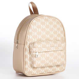 Рюкзак из искусственной кожи с карманом NK 27х23х10 см, бежевый цвет - Nazamok фото 3