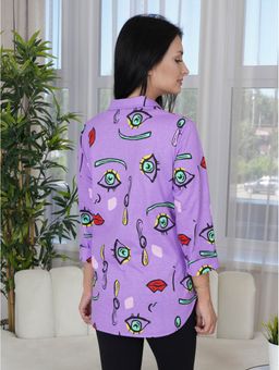 Жанетта туника женская (полоса синий) - Lovetex фото 27