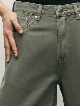 Джинсы wide leg с высокой посадкой / Zarina фото 5