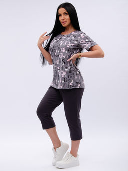 Костюм "Азалия" серый, трикотаж