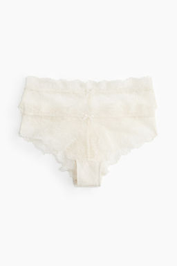 Pack de 2 bragas Hipster de encaje - H&m фото 5