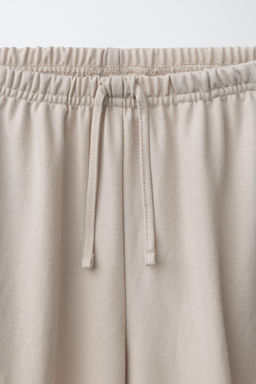 PANTAL?N WIDE LEG PIJAMERO / Crudo - Zara фото 7