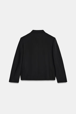 CROPPED DOUBLE-BREASTED BLAZER - Zara фото 8