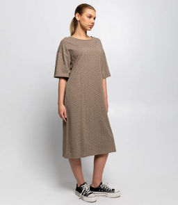 Платье #КТ12012, хаки