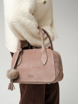 Замшевая сумка Polly DBR 31348 капучино  фото 5