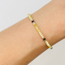 Браслет из Опала и Обсидиана