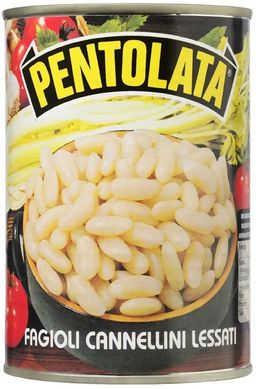 Цена за 2шт. Фасоль белая консервированная Каннеллини "Pentolata" ж/б (0,400 кг)