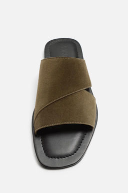 STRAPPY LEATHER SANDALS - Zara фото 7