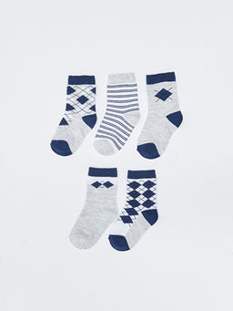 Desenli Erkek Bebek Soket ?orap 5li - Waikiki фото 2