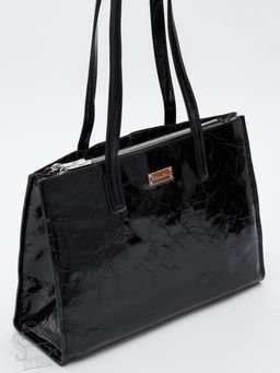 Сумка женская кожаная 9620SP black Velina Fabbiano-Safena