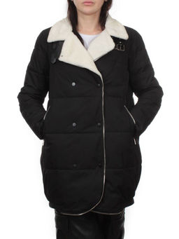 S24-236 BLACK Куртка демисезонная женская (100 гр. холлофайбер) - Fashion фото 3