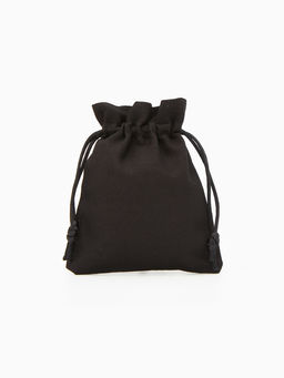 Цена за 50 шт. Мешочек подарочный Хлопок, 10?12 см, чёрный - Simaland фото 3